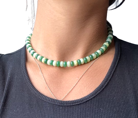 Confetti Green Choker